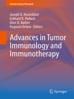 cover image of Advances in Tumor Immunology and Immunotherapy